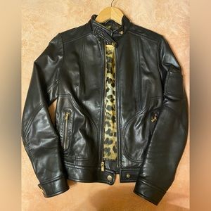 Laundry by Shelli Segal Black Leather Jacket Women’s Size XS
